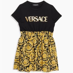 100% AUTHENTIC GORGEOUS VERSACE NWT Baroque Logo Dress